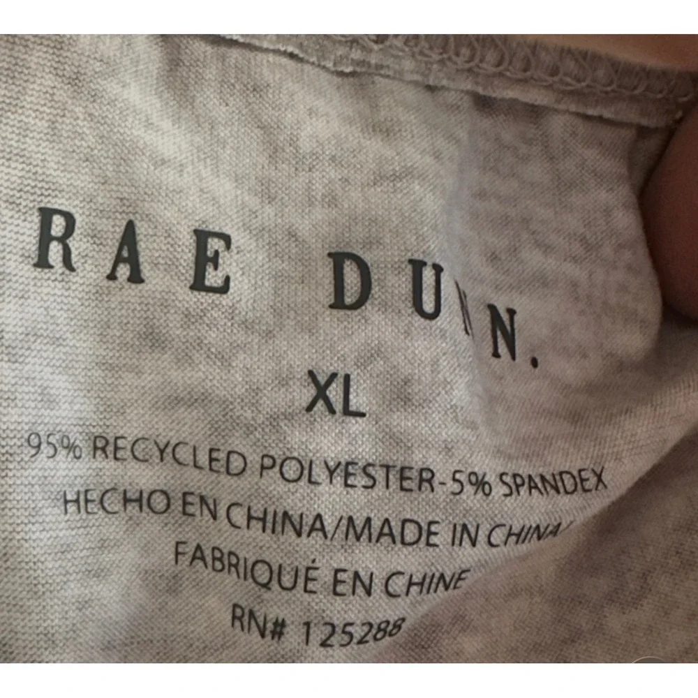 Rae Dunn Women XL Gray Pajama Shorts 2 Pack Leopard & plain gray Good Vibes New